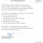 list referencyjny HOCHTIEF 2011